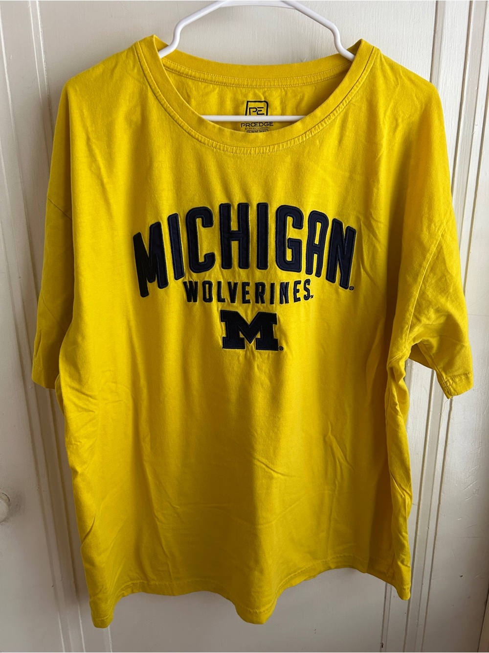 Knights Apparel Yellow Michigan Wolverines Short Sleeve Tee